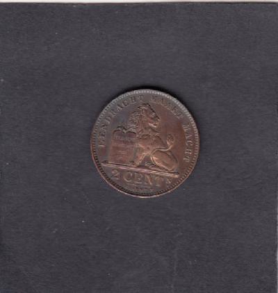 Beschrijving: 2 Centimes vl